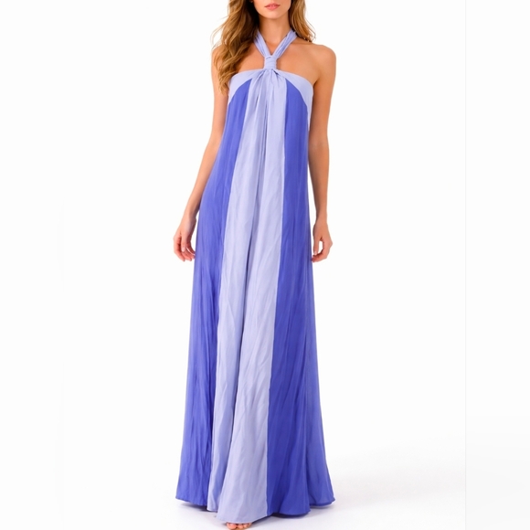 Nine West Dresses & Skirts - Nine West Strapless Two-Tone Blue Maxi Dress